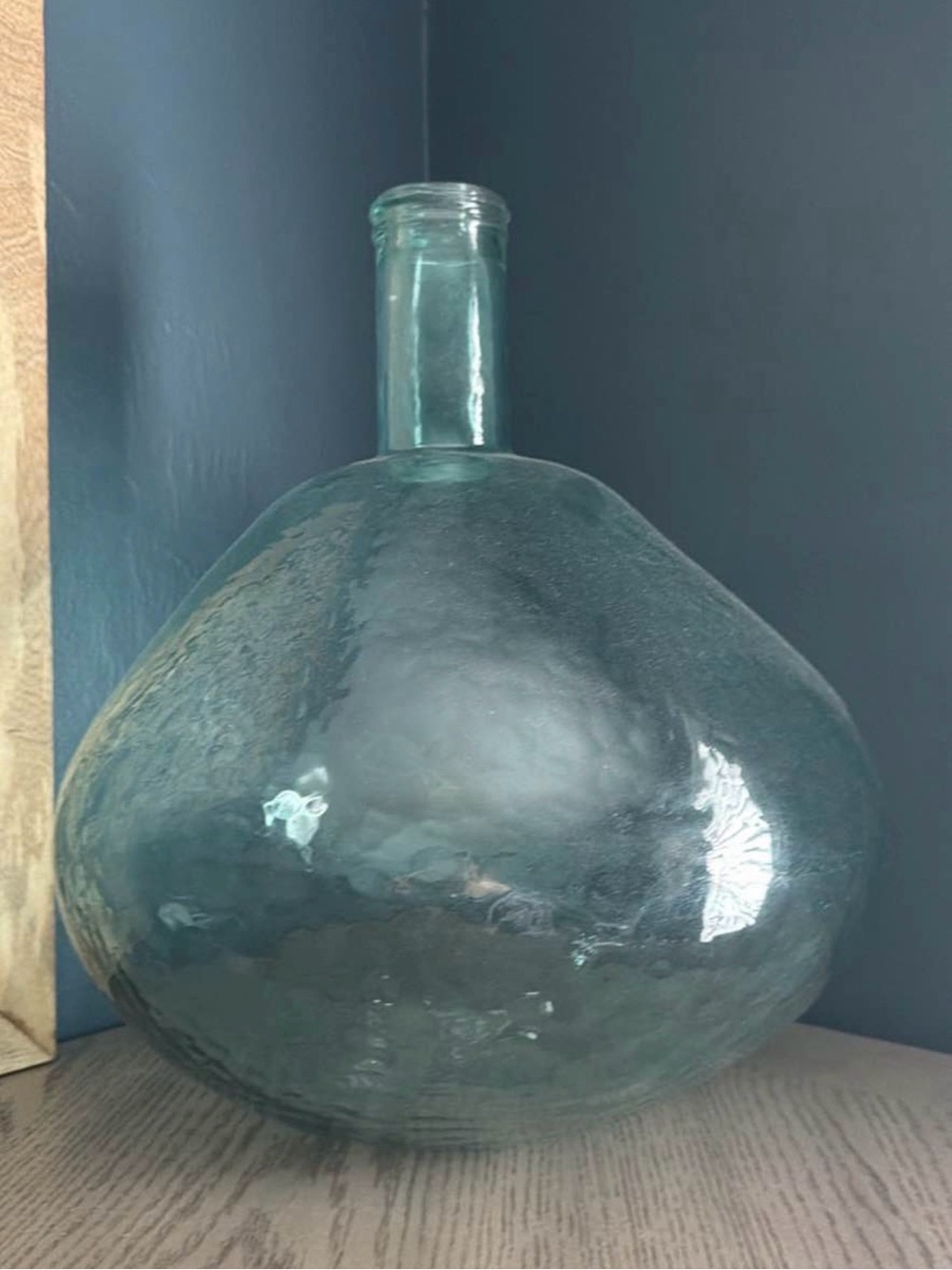 Handblown Sea Glass Green Decorative Glass Vase - Home Accents